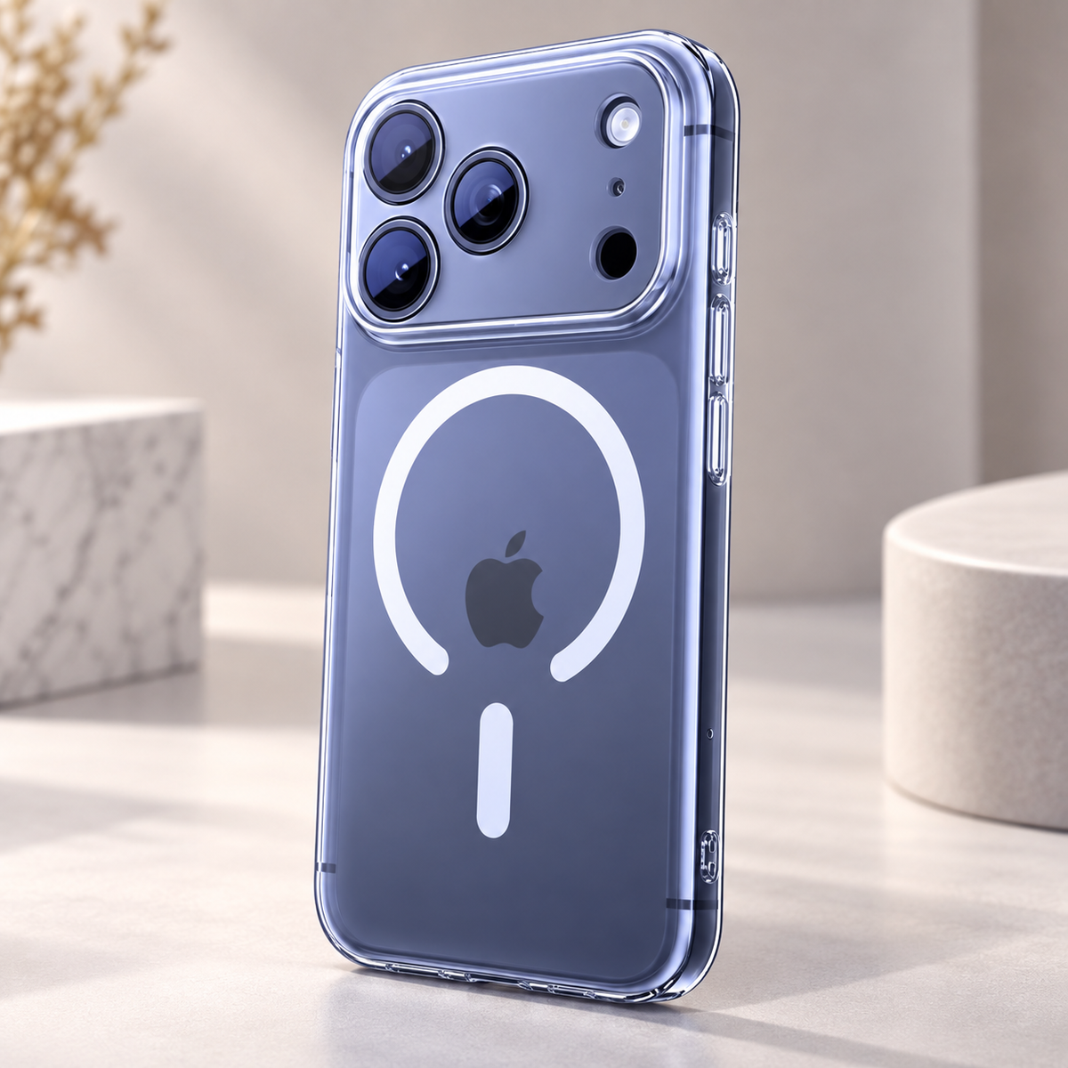 Magnetic Frosted Matte Case with Lens Protection for iPhone 18 Pro Max